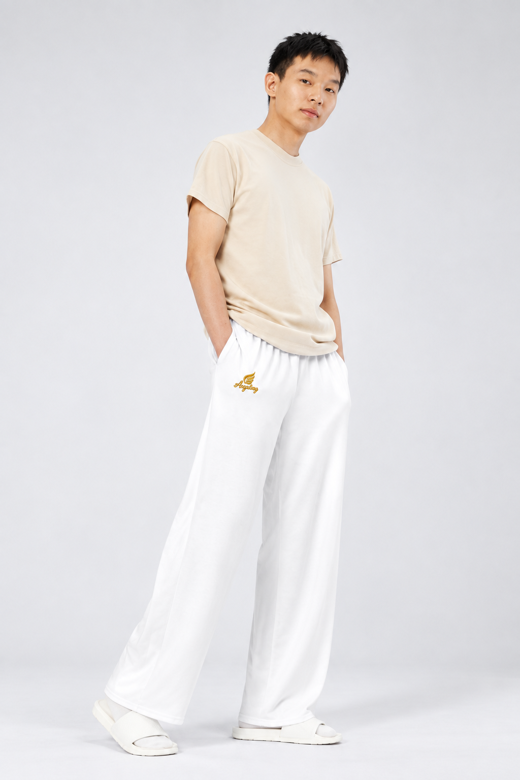 Pantalon large all over unisexe "Angeding"